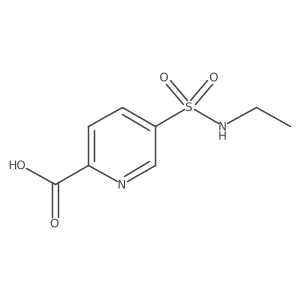5-(Ethylsulfamoyl)pyridine-2-carboxylic acid Structure