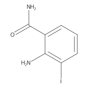 2-Amino-3-iodobenzamide结构式