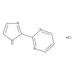2-(1H-Imidazol-2-yl)-pyrimidine hydrochloride Structure