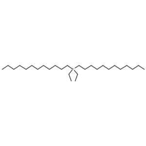 N-Dodecyl-N,N-diethyl-1-dodecanaminium Structure