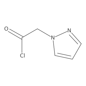 2-(1H-pyrazol-1-yl)acetyl chloride Structure