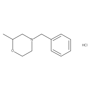 (R)-4-benzyl-2-methylmorpholine hydrochloride结构式