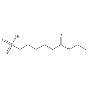 Ethyl 6-sulfamoylhexanoate结构式