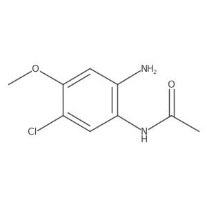 N-(2-amino-5-chloro-4-methoxyphenyl)acetamide结构式