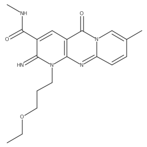 1-(3-ethoxypropyl)-2-imino-N,8-dimethyl-5-oxo-1,5-dihydro-2H-dipyrido[1,2-a:2',3'-d]pyrimidine-3-carboxamide结构式