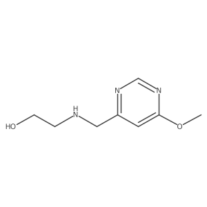 2-[(6-Methoxy-4-pyrimidinyl)methylamino]ethanol Structure