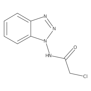 N-1H-Benzotriazol-1-yl-2-chloroacetamide Structure