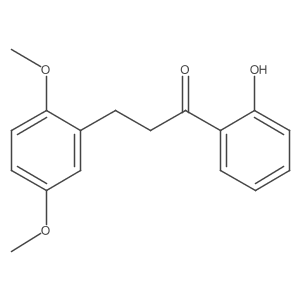 3-(2,5-Dimethoxyphenyl)-1-(2-hydroxyphenyl)-1-propanone结构式