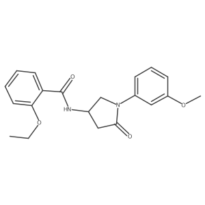 2-ethoxy-N-[1-(3-methoxyphenyl)-5-oxopyrrolidin-3-yl]benzamide Structure