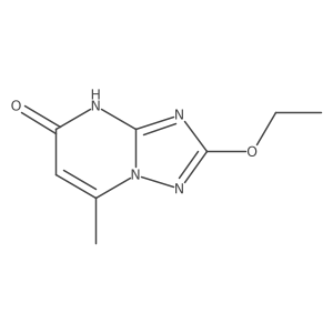 2-ethoxy-7-methyl-4H,5H-[1,2,4]triazolo[1,5-a]pyrimidin-5-one结构式