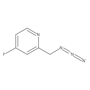 2-(Azidomethyl)-4-fluoropyridine结构式