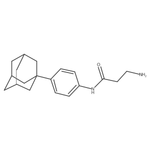 N-(4-Adamantan-1-YL-phenyl)-3-amino-propionamide Structure