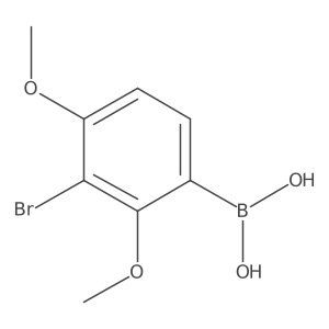 (3-Bromo-2,4-dimethoxyphenyl)boronic acid Structure