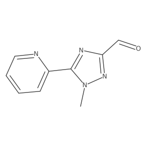 1-Methyl-5-(2-pyridinyl)-1h-1,2,4-triazole-3-carboxaldehyde Structure