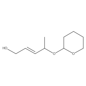 (2E,4S)-4-[(Tetrahydro-2H-pyran-2-yl)oxy]-2-penten-1-ol Structure