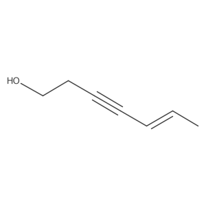 (5E)-hept-5-en-3-yn-1-ol Structure