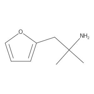 1-(Furan-2-yl)-2-methylpropan-2-amine Structure