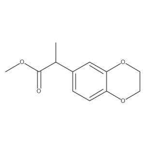 Methyl 2-(2,3-dihydrobenzo[b][1,4]dioxin-6-yl)propanoate结构式