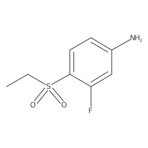4-Ethanesulfonyl-3-fluorophenylamine Structure
