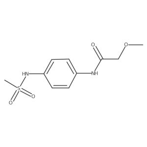 2-Methoxy-N-(4-(methylsulfonamido)phenyl)acetamide结构式