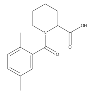 1-(2,5-Dimethylbenzoyl)piperidine-2-carboxylic acid Structure