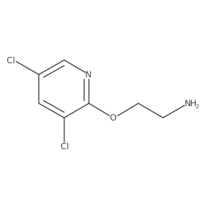 2-(2-Aminoethoxy)-3,5-dichloropyridine Structure