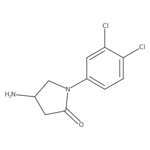 4-Amino-1-(3,4-dichlorophenyl)pyrrolidin-2-one Structure