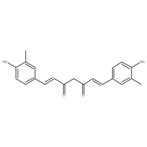 (1E,6E)-1,7-Bis(4-hydroxy-3-methylphenyl)-1,6-heptadiene-3,5-dione结构式