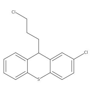 2-Chloro-9-(3-chloropropyl)-9H-thioxanthene Structure