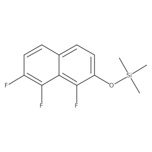 1,2,8-Trifluoro-7-[(trimethylsilyl)oxy]naphthalene Structure