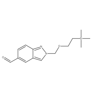 2-(2-Trimethylsilanyl-ethoxymethyl)-2H-indazole-5-carbaldehyde Structure