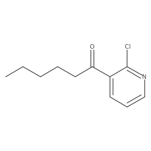 1-(2-chloro-3-pyridinyl)-1-Hexanone结构式