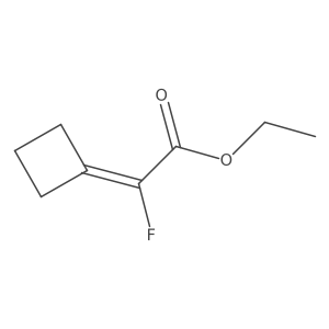 Ethyl 2-cyclobutylidene-2-fluoroacetate Structure