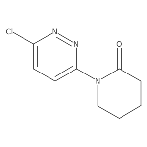 1-(6-Chloropyridazin-3-YL)piperidin-2-one Structure