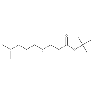 tert-Butyl 3-{[3-(dimethylamino)propyl]amino}propanoate Structure