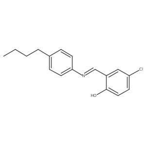 2-{(E)-[(4-butylphenyl)imino]methyl}-4-chlorophenol结构式