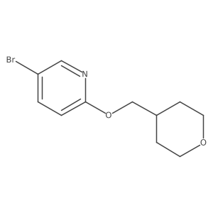 5-Bromo-2-(tetrahydro-pyran-4-ylmethoxy)-pyridine Structure