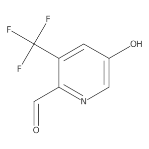 5-Hydroxy-3-(trifluoromethyl)picolinaldehyde Structure