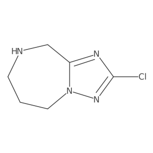 2-Chloro-6,7,8,9-tetrahydro-5H-[1,2,4]triazolo[1,5-A][1,4]diazepine Structure