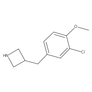 3-(3-Chloro-4-methoxybenzyl)azetidine Structure