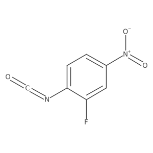 2-Fluoro-4-nitrophenyl isocyanate Structure