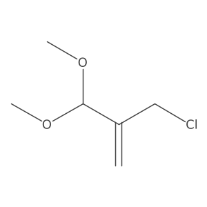 2-(Chloromethyl)-3,3-dimethoxyprop-1-ene Structure