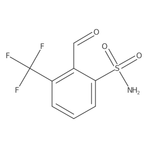 2-Formyl-3-(trifluoromethyl)benzenesulfonamide Structure