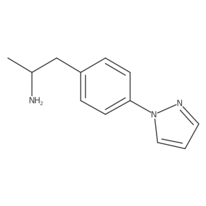 (2R)-1-[4-(1H-pyrazol-1-yl)phenyl]propan-2-amine Structure