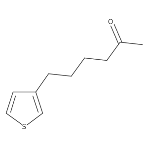 6-(Thiophen-3-yl)hexan-2-one Structure