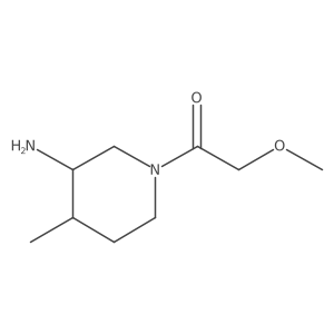 1-(3-Amino-4-methylpiperidin-1-yl)-2-methoxyethan-1-one结构式
