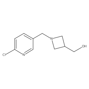 (1-((6-Chloropyridin-3-yl)methyl)azetidin-3-yl)methanol Structure