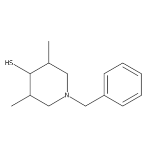 1-Benzyl-3,5-dimethylpiperidine-4-thiol结构式