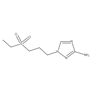 1-(3-(Ethylsulfonyl)propyl)-1h-1,2,4-triazol-3-amine Structure