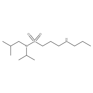 1-Propanesulfonamide, N-(1-methylethyl)-N-(2-methylpropyl)-3-(propylamino)- Structure
